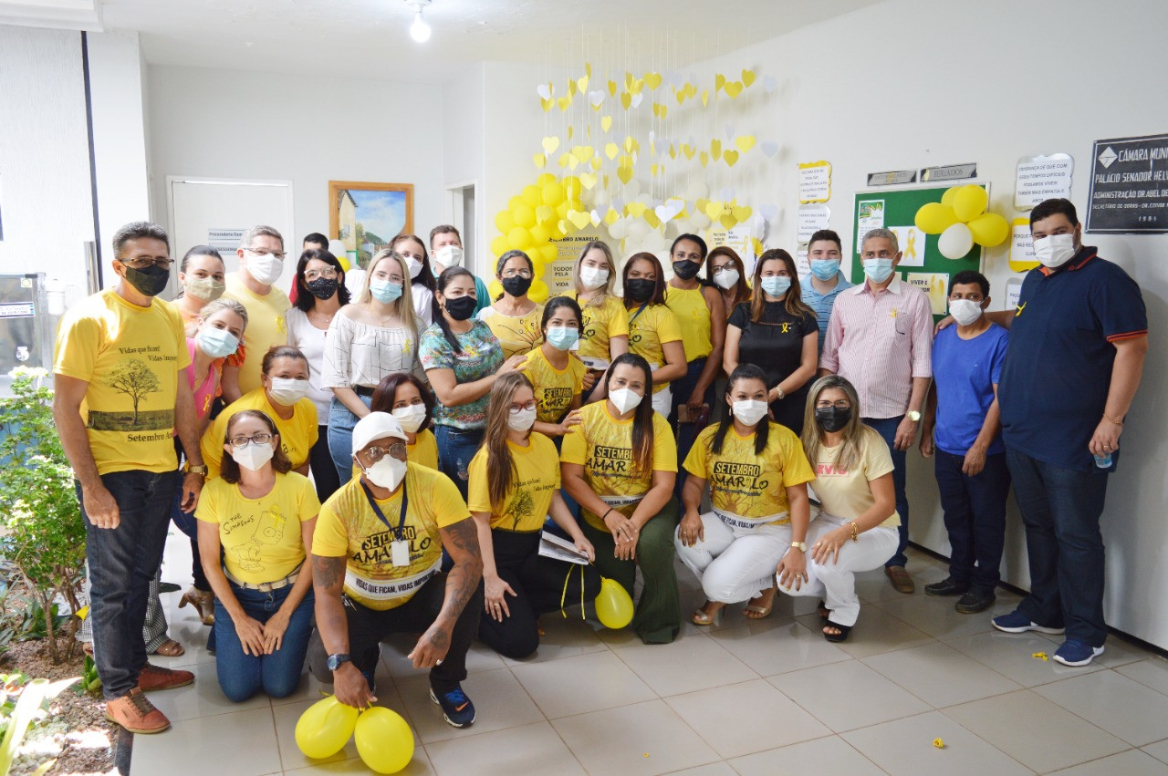 Setembro Amarelo é tema de ação na Câmara de Vereadores de Picos