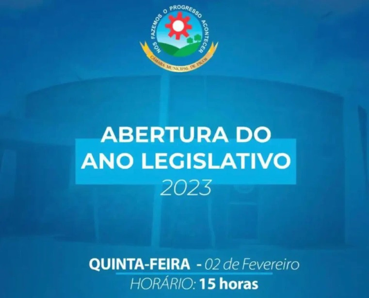 Câmara de Picos abre ano legislativo picoense nesta quinta-feira (02)